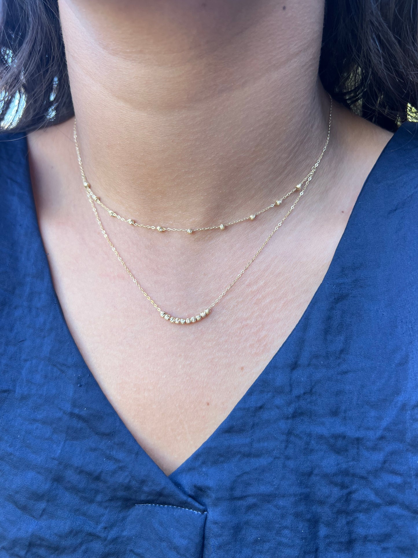 Collier Double en Or 18k