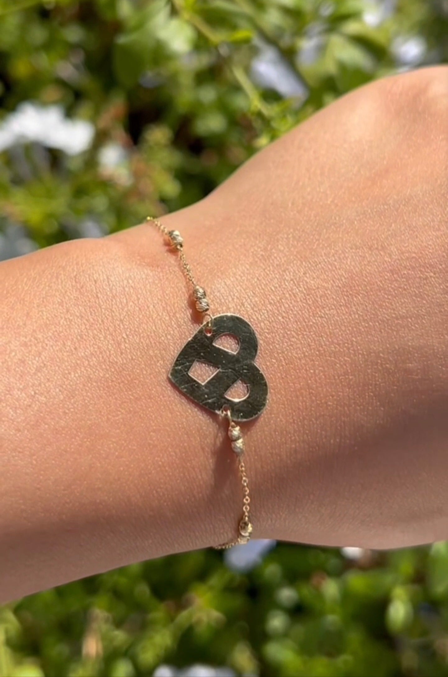 Gourmette Lovely en Or 18k