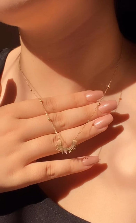 Collier Sun en Or 18k