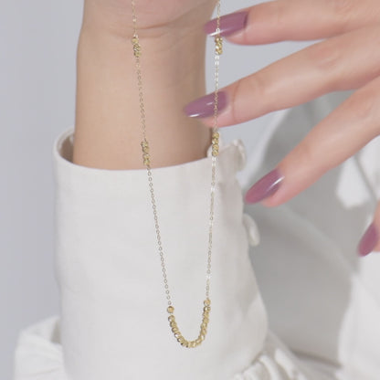 Collier Boules en Or 18k
